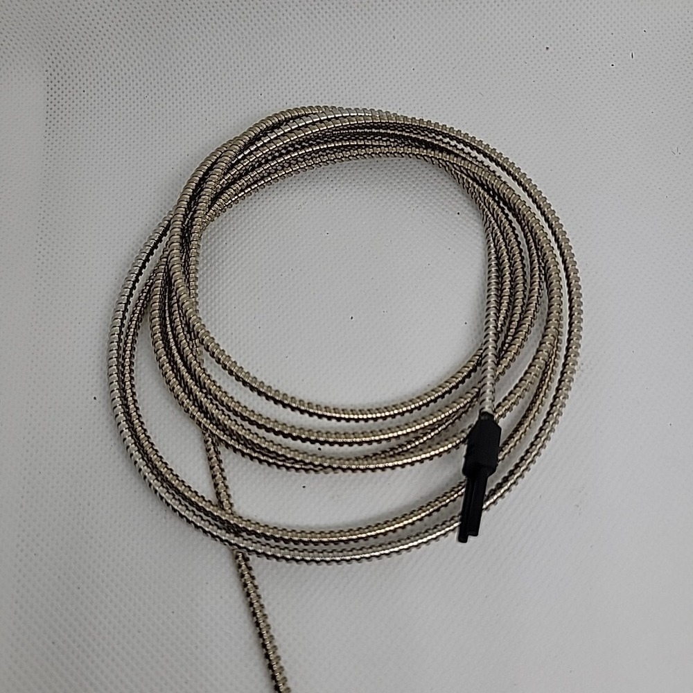 Keyence Fiber Optic Cable 84in Long Stainless Steel Armored Covering Sensor